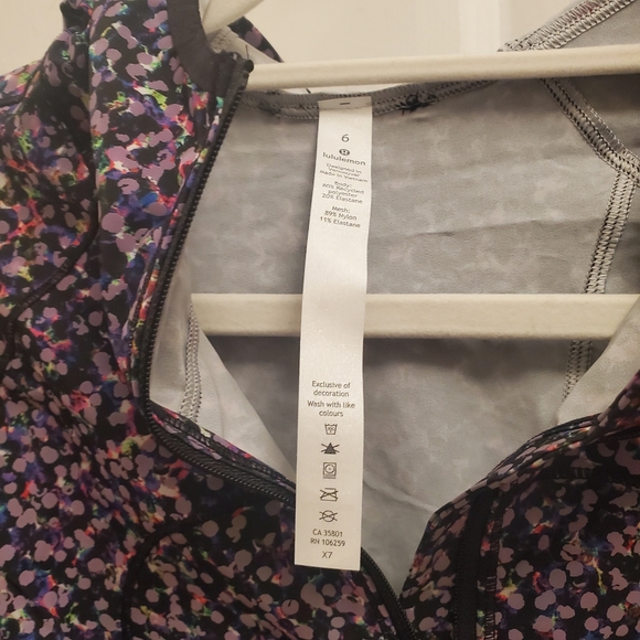 COPY for Measurement Video Lululemon Jacket Reflective SeaWheeze Size 6 - Picture 7 of 8